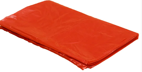 Pytel 100 mi, 120 l, červený, 70 x 110 cm LDPE