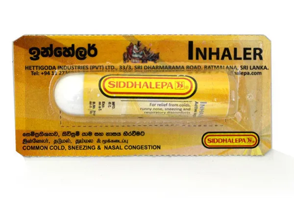 Nosní inhalátor SIDDHALEPA pro uvolnění rýmy