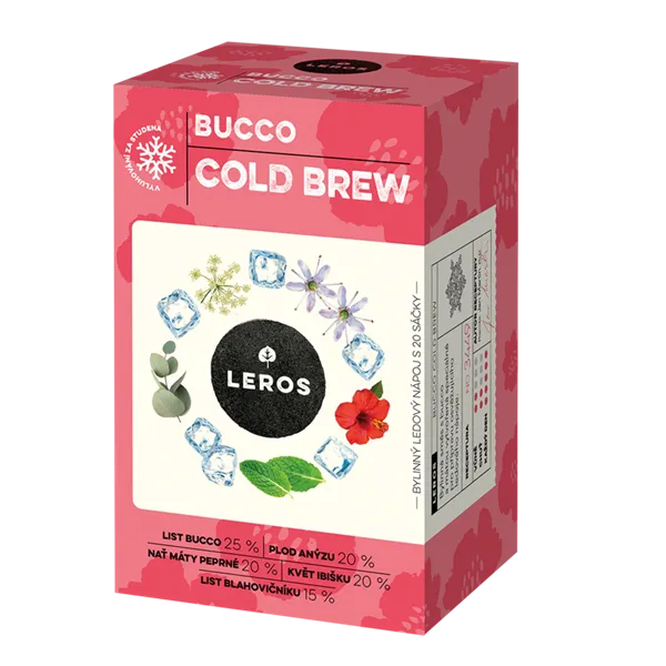 Leros Bucco Cold brew 20ks, nálevových sáčků