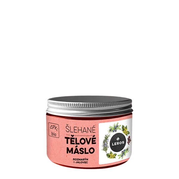 Leros Šlehané tělové máslo rozmarýn & jalovec