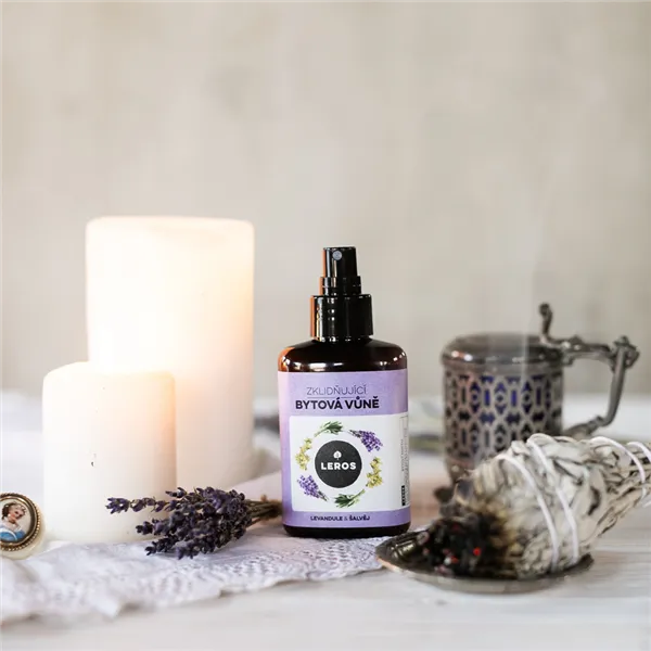 Leros Zklidňující bytová vůně Levandule & šalvěj 100ml