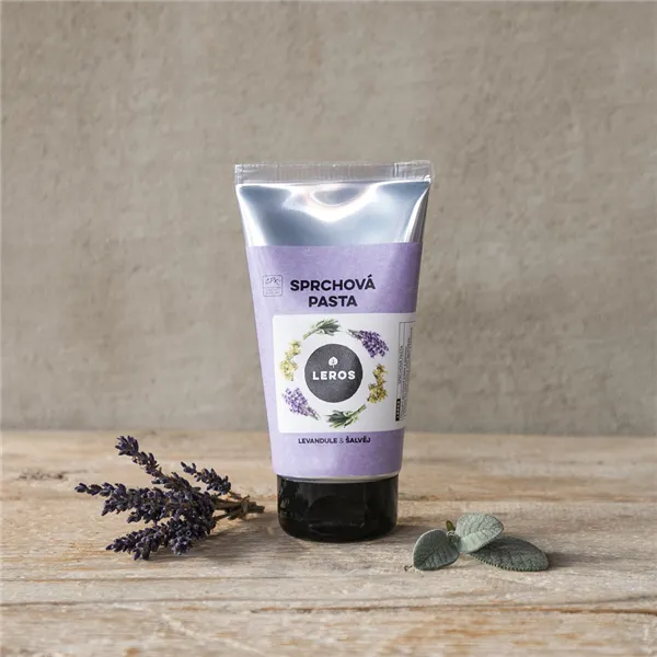 Leros Sprchová pasta Levandule & šalvěj 130ml