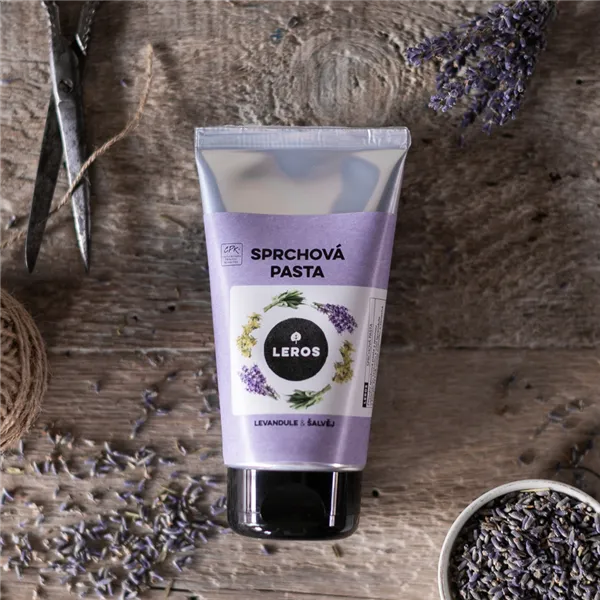 Leros Sprchová pasta Levandule & šalvěj 130ml