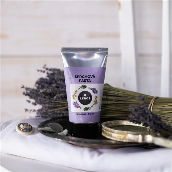 Leros Sprchová pasta Levandule & šalvěj 130ml