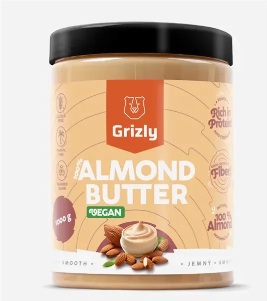 Grizly Mandlový krém jemný 100%, 1000g