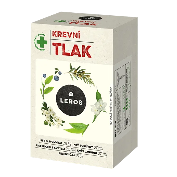 Leros čaj Krevní tlak 20ks nálevových sáčků