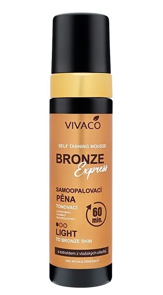 Bronze Express samoopalovací pěna Light 200ml