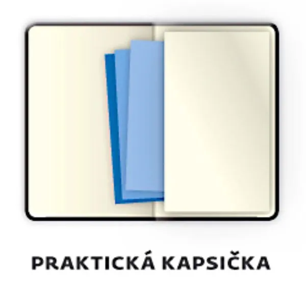 Linkovaný zápisník Flexio L Blue