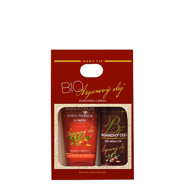 Dárková kazeta kosmetiky s arganovým olejem 2ks