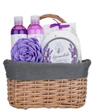 Dárkové balení kosmetiky s levandulovým olejem - košík 7ks