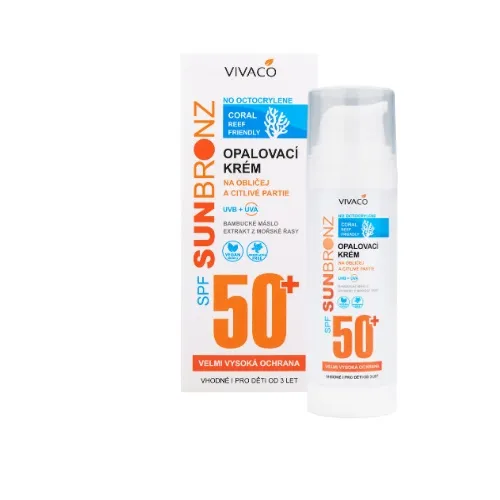 Opalovací krém SUN BRONZ SPF 50+ - Coral Friendly 50ml