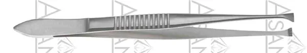Pinzeta fixační a na stehy Graefe 110mm,6x5