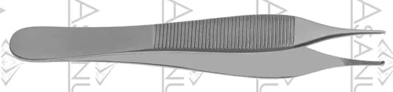 Mikro-Adson chirurgické kleště, jemné zuby, 150 mm