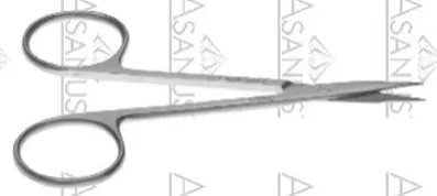Nůžky Stevens, tupé/zahnuté, 1,1 mm 115 mm