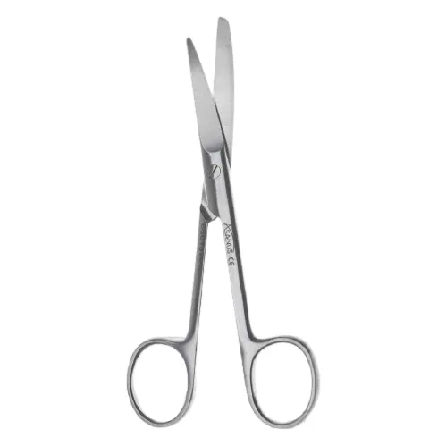 Nůžky chirurgické, zahnuté, ostré/tupé, délka 130 mm
