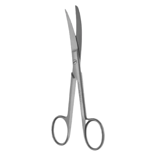 Nůžky chirurgické, zahnuté, ostré/tupé, délka 145 mm