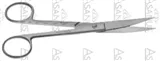 Nůžky chirurgické, ostré/ tupé, zahnuté, 165 mm
