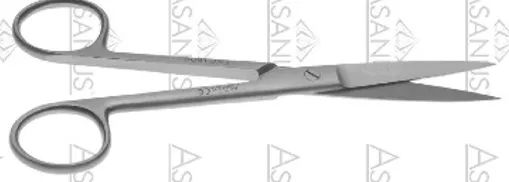 Chirurg. nůžky rovné ostré/ostré,130 mm
