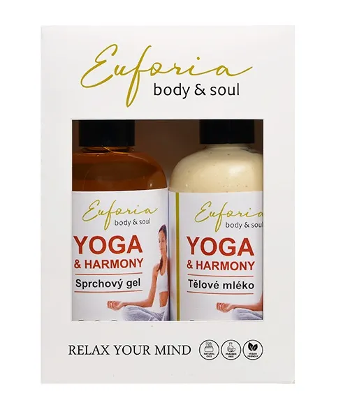 Dárková sada YOGA a HARMONY sprchový gel+tělové mléko 