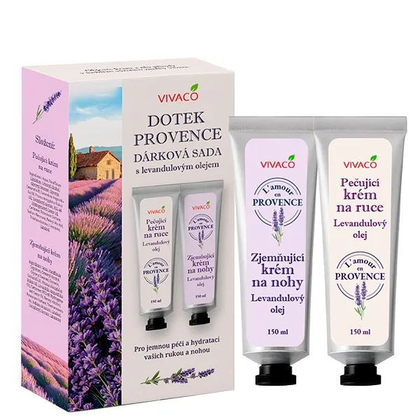 Dárkový set kosmetiky s levandulovým olejem 2ks