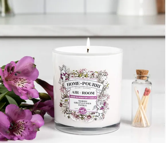 Home Pourri Neroli zelené listy Tonka, svíčka do domácnosti, 212 g