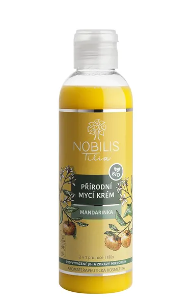 Přírodní mycí krém Mandarinka 500 ml