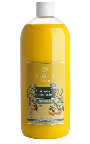 Přírodní mycí krém Mandarinka 1000 ml
