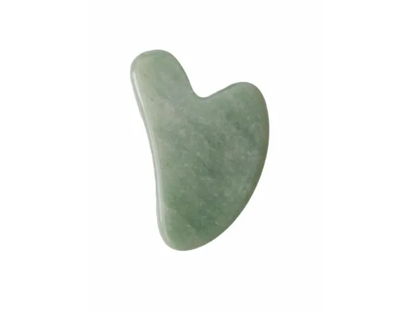 Masážní kámen srdce Gua Sha zelený
