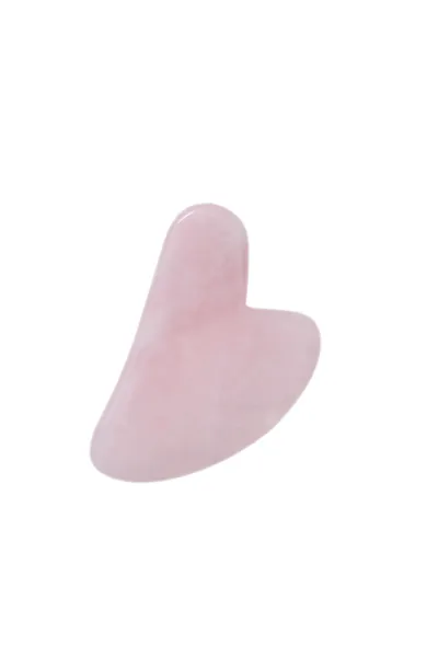 Masážní kámen srdce Gua Sha růžový