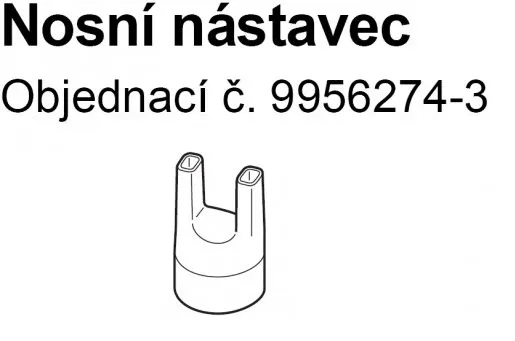 Nosní nástavec ND C28 (k inh. Omron C900)