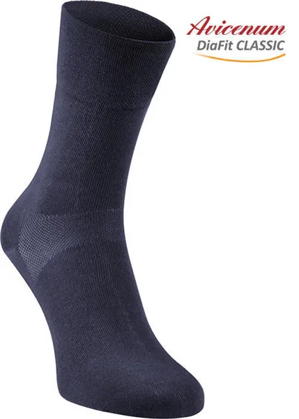 Ponožky bavlněné, 39-42, modré 5050, DiaFit CLASSIC
