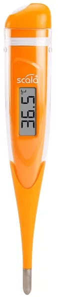 Digitální teploměr SC28 Flex oranžový