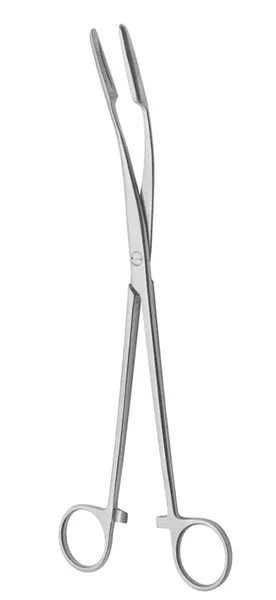 Podávkové kleště zahnuté se zámkem, 26 cm