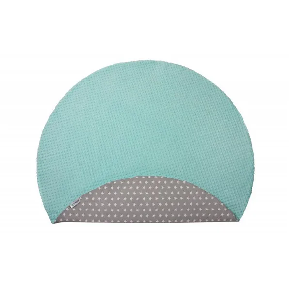 T-Tomi Maxi podložka Minky, šedá, hvězda, 150 cm