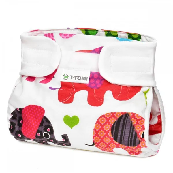T-Tomi Ortopedické abdukční kalhotky, růžový slon 3 - 6 kg