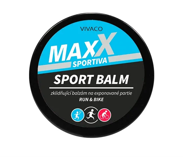 Vivaco Maxx Sportiva Sport balm 100ml - citrusová vůně - modrý