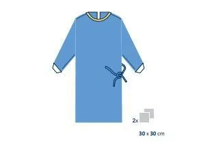Plášť operační, sterilní, vel M-45,(2 absorpční utěrky 30cmx30cm)