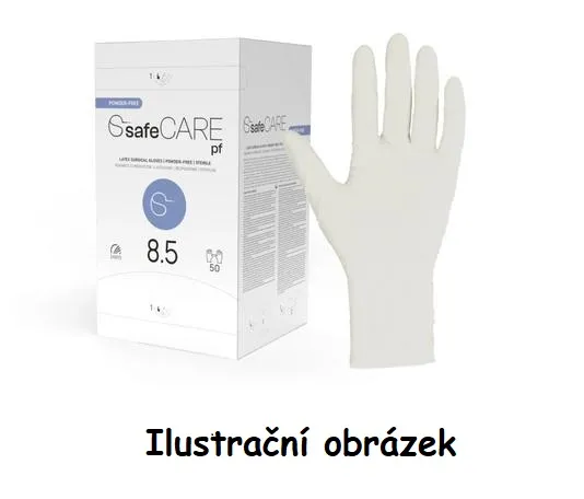 Rukavice operační vel.7 Safe Care, bezpudrové (ks=pár)