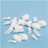 Tampon z gázy sterilní, 17nit., 4vr., 30cmx30cm, kulatý s RTG nití, Tupfer lux S, 10ks