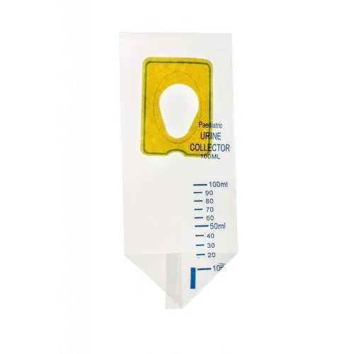 Močový sáček k odběru vzorků - 100ml, sterilní, pro chlapce, polstrovaný pěnou